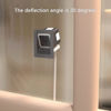 Picture of Angled Window Mount for Wyze Cam V4 Cam V3 , Tilts 20 Degrees in All Directions , Through Window Use Cam v4 (Black, Pack of 2)