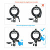 Picture of Godox S2 Bracket S-Type Speedlite Bracket Bowens Mount for Godox V1 AD200Pro AD400Pro AD200 and Other Flashes, Precise Tilt Control, Large Handle, Integrated Umbrella Mount