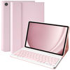Picture of Keyboard Case for Samsung Galaxy Tab A9 Plus/A9+ 5G 11 Inch 2023, Samsung A9 Plus Tablet Case with Detachable Wireless Bluetooth Keyboard (SM-X210/X216/X218) - Pink
