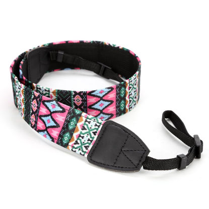 Picture of Aketek 1 X 70CM DSLR Camera Strap Neck Shoulder Strap Belt Color Pinstripe Suitable for CANON EOS Rebel T5i T4i T3i T3 T2i T1i XT XTi XSi SL1 DSLR Cameras
