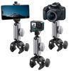 Picture of Suptig Camera Mount Clamp Super Clamp Pole Mount for Phon, Gopro Hero 13 Hero 12 11 10 9 8 7 6 5, Insta 360, DJI osmo Canon DSLR etc.