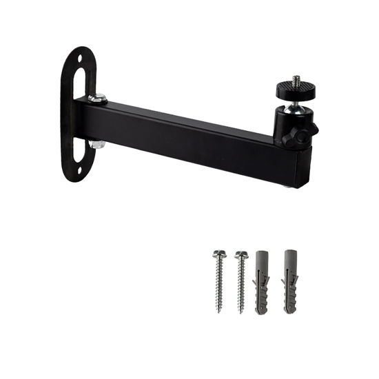 Picture of Foldable Projector Wall Mount Universal Ceiling Wall Projector Mount Stand Projectors Bracket,1/4" Screw Size (Wall Mount) (8.46in)