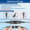 Picture of 2.5mm to QD Adapter Cable for Plantronics Quick Disconnect Headsets Compatible with Panasonic Dect6.0 AT&T ML17929 VTech Uniden Polycom Cisco SPA RCA Grandstream & Cordless Phones with 2.5mm Jack