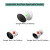Picture of OYOCAM Anti Theft Security Chain Anti Drop Mount Compatible with Google Nest Cam Outdoor(Battery) Camera, 4 Pack (Cam Not Included)