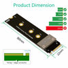 Picture of HLT M.2 NGFF NVMe Key M to PCIe 3.0 X16 Extension Cable (180° PCI-E Slot)