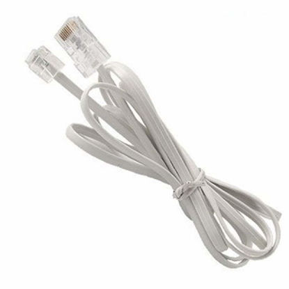 Picture of Art&Beauty 2 Pack Telephone RJ11 6P4C to RJ45 8P8C Connector Plug Cable for Landline Telephone