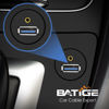 Picture of BATIGE 2 Pack USB 3.0 & 3.5mm Car Mount Flush Cable 3.5mm + USB3.0 AUX Extension Dash Panel Waterproof Mount Cable for Car Boat and Motorcycle - 3ft
