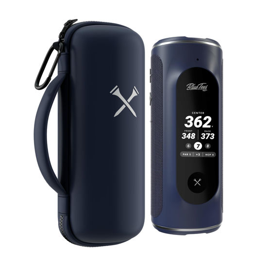 Picture of Golf GPS Case Compatible with Blue Tees Golf Player+ Speaker (Navy (Hard Shell))