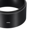Picture of PATIKIL 72mm Lens Hood, Long Focus Frosted Surface Anti-Reflective Inside Hood for Camera Lens, Black for Nikon, for Fujifilm, for Pentax, for Leica