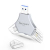 Picture of MFi Certified USB 3.0 Flash Drive 256GB for iPhone, 3in1 External Memory Photo Keeper Storage Stick for Picture/Video/Data Saver/Backup, High Speed Thumb/Jump/Hard Drives for iPhone/iPad/Android/PC