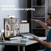 Picture of MYSWEETY Video Conference Lighting, Webcam Monitor Light Bar with Touch and Remote Control, LED Laptop Light for Video Conferencing with Adjustable Brightness and Color Settings, Double Kit