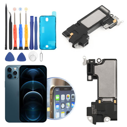 Picture of YWLRONG Ear Speaker Replacement for iPhone 12/12 PRO Earpiece Ear Speaker Sound with Repair Tools