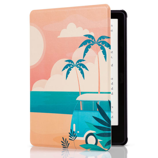 Picture of CoBak Case for Kindle Paperwhite - All New PU Leather Cover with Auto Sleep Wake Feature for Kindle Paperwhite Signature Edition and Kindle Paperwhite 11th Generation 2021 Released