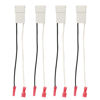 Picture of Speaker Connector Speaker Wire Harness Replace 72-7800 Compatible with Honda Civic Cr-v Ridgeline Accord Element Acura Integra TSX RSX CL ILX MDX RL TL Door Speaker Harness Adapter 4 Pack