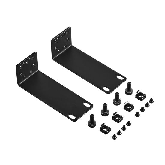 Picture of PhyinLan Rack Ear Kit for TP-Link 19-inch Rackmount Switches 1U Rack Width Extender 10.6 Inch to 19 Inch
