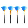 Picture of PZRT 4PCS Super Soft Cleaning Fan Brush Fibre Blue 12.5cm Cleaning Computer Keyboard Dust Lens Mobile Phone Razor Cleaning Brush Display Electronics Crevice Cleaning