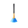 Picture of PZRT 4PCS Super Soft Cleaning Fan Brush Fibre Blue 12.5cm Cleaning Computer Keyboard Dust Lens Mobile Phone Razor Cleaning Brush Display Electronics Crevice Cleaning