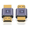 Picture of Poyiccot HDMI Male to Male Adapter 8K, 48Gbps HDMI 2.1 Adapter, HDMI to HDMI Adapter UHD HDMI 2.1 Extender Support 8K@60hz 4K@120Hz HDMI Port for Video 3D HDR Nintendo Switch PS5 Roku TV, 2pcs