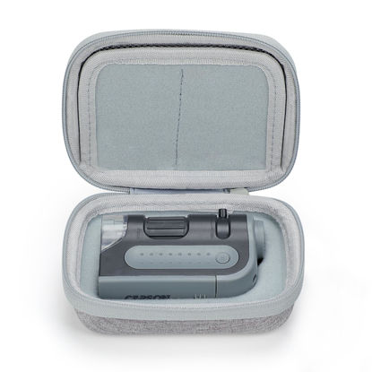 Picture of Bysameyee Hard Travel Case for Carson MicroBrite Plus 60x-120x LED Lighted Pocket Microscope (MM-300), Portable Carrying Bag Compatible for Bebang Pocket Microscope and LAKWAR Pocket Microscope