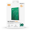Picture of WD 6TB My Passport Ultra Portable Hard Drive HDD, 20th Anniversary Emerald Drive, USB-C, with Backup Software and Password Protection - WDBECU0060BGN-WESN