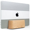 Picture of COREMINDED Adjustable Vertical Laptop Stand for Desk, MacBook Stand Laptop Holder, MacBook Pro Stand, Laptop Stand Vertical MacBook Pro Dock, Wood Mac Stand, MacBook Air Stand Laptop Dock (Solid Oak)
