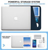 Picture of 15.6 inch Laptop Sleeve Case, Shockproof Protective Computer Sleeve Cover with Accessories Pocket, Water Resistant Traveling Carrying Laptop Bag Compatible for MacBook Dell HP Acer Lenovo, Dark Blue