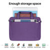Picture of BAFFINA 17 17.3 Inch Laptop Shoulder Bag for Men Women,Waterproof Computer Carrying Case Messenger Bag with Strap for 17-18" HP Dell,Laptop Briefcase for Office business Travel College School,Purple