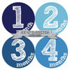 Picture of Months in Motion Baby Monthly Stickers Milestone Newborn Infant Gift First Year (Set of 12 Stickers)