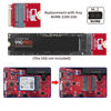 Picture of ChenYang M.2 2230 to 2280mm NVME SSD Internal Upgrade Extension Adapter for ROG Flow X13 Gamings 2021/2022/2023