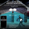 Picture of deerdance Smart Floodlight Camera Wired Outdoor Security Camera Flood Light with Motion Sensor 2200 lumens LEDs 1080P HD Live Video Night Vision, Built-in Siren, Two-Way Audio, White(2024 Release)