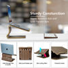 Picture of SAMDI Wood Laptop Stand for Desk,Laptop Holder Stand,Wooden Cooling Computer Holder,Suitable for Most laptops Heat Dissipation Shelf (Walnut)
