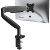 Picture of UPGRAVITY Sinlge Monitor Mount for 13 to 34 inch Flat/Curved Computer Screen, Gas Spring Ultrawide Monitor Arm Holds up to 26.5 lbs, Clamp & Grommet Base, VESA 75x75/100x100mm, Black