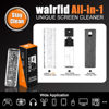 Picture of walrfid Car Screen Cleaner Spray and Wipe, Laptop Touchscreen Mist Cleaning Kit for Electronics Computer, iPad, CellPhone, MacBook, TV, Monitor, Tablet, Kindle Display, with White Graffiti Case - Grey