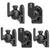 Picture of WALI Speaker Wall Mounts, Bookshelf Speaker Wall Mount Brackets, Surround Sound Speaker Mounts, Hold up to 7.7 lbs, (SWM602), 5 Pack, Black (Black, 5 Pack)
