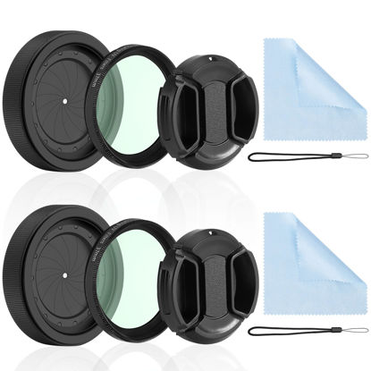 Picture of Adjustable Iris Aperture Diaphragm M30 to M37 Iris Aperture Diaphragm Adapter Optical Diaphragm 1.5-26mm Lens Module Adapter Ring PVS-14 PSV14 Optics (Adjustable iris pvs14*2)
