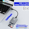 Picture of CFexpress Type A/SD Dual Slot Card Reader USB C, 10Gpbs USB3.2 Gen 2, Compatible with CFexpress Type A Card/SD Memory Card, Aluminum CFexpress Memory Card Adapter with USB C to USB C/USB A Cable