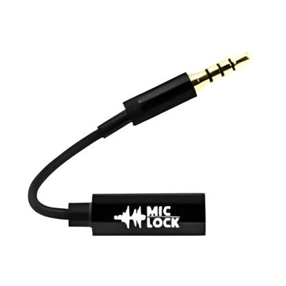 Picture of Mic-Lock Microphone Security with SoundPass - Audio and Data Security Privacy Protector - 3.5mm to 3.5mm Adapter (Single Pack)