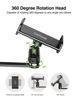 Picture of elitehood 8.5in Long Arm iPad Holder for Mic Stand, 360° Adjustable Aluminum Mic Stand Tablet Holder, Microphone Music Stand Mount & 1/4 iPad Tripod Mount for iPad, iPhone, Android 4-13in Tablets