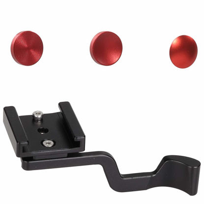 Picture of WEPOTO Hot Shoe Thumb Up Rest Hand Grip,with cold Shoe Compatible with Fuji camera