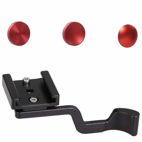 Picture of WEPOTO Hot Shoe Thumb Up Rest Hand Grip,with cold Shoe Compatible with Fuji camera