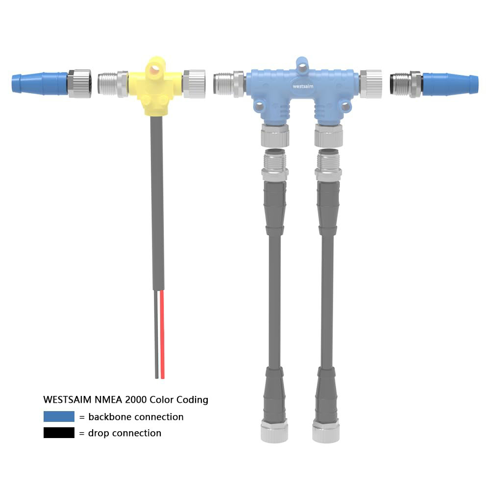 GetUSCart- NMEA 2000 Termination Resistor, Male and Female Terminators ...