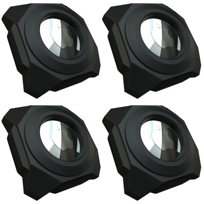 Picture of Airtag Holder Waterproof Stick-on Mount Mount for Apple AirTag,3M Sticker Cover Hidden Protective GPS Tracker Accessories, Bike, Bicycle, Car, Luggage Tag, Motorcycle 4Packs Black