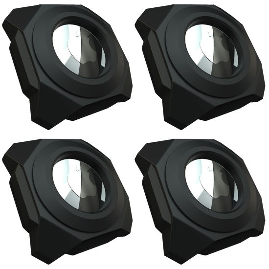 Picture of Airtag Holder Waterproof Stick-on Mount Mount for Apple AirTag,3M Sticker Cover Hidden Protective GPS Tracker Accessories, Bike, Bicycle, Car, Luggage Tag, Motorcycle 4Packs Black