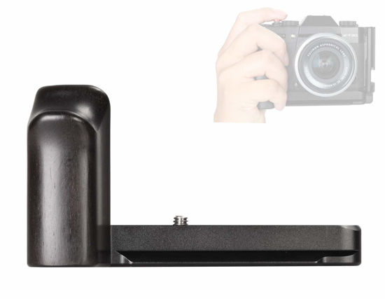 Picture of WEPOTO X-T30 X-T20 X-T10 Hand Grip Quick Release Plate Compatible with Fujifilm X-T30 X-T20 X-T10 Camera -Aluminium Ebony -WR-XT30-R