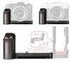 Picture of WEPOTO X-T30 X-T20 X-T10 Hand Grip Quick Release Plate Compatible with Fujifilm X-T30 X-T20 X-T10 Camera -Aluminium Ebony -WR-XT30-R
