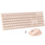 Picture of Wireless Keyboard and Mouse Combo, Quiet and Soft 2.4G Full-Size Computer Keyboard and Ergonomic Wireless Mouse for Windows, Mac Desktop/Laptop/PC/PS, Pink