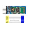 Picture of AEDIKO 4pcs HC-05 Wireless Bluetooth RF Transceiver Master Slave Integrated Bluetooth Module 6 Pin Wireless Serial Port Communication BT Module