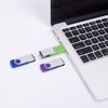 Picture of 20PCS 4GB Bulk Flash Drives EASTBULL USB 2.0 Metal 4GB Flash Drive Bulk Thumb Drive Pack Swivel USB Drives Pack (Blue 20Pack)