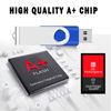 Picture of 20PCS 4GB Bulk Flash Drives EASTBULL USB 2.0 Metal 4GB Flash Drive Bulk Thumb Drive Pack Swivel USB Drives Pack (Blue 20Pack)