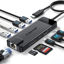 Picture of Lemorele USB C Hub Multiport Adapter 10-in-1 USB C Dongle for MacBook Pro Air, Gigabit Ethernet with 4K HDMI, 100W PD, USB 3.0 5Gbps Port, SD/TF Card Reader Adapter, Compatible for Windows/Mac/iPad